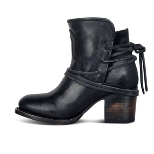 Cozy Creek Block-Heel Ankle Boots
