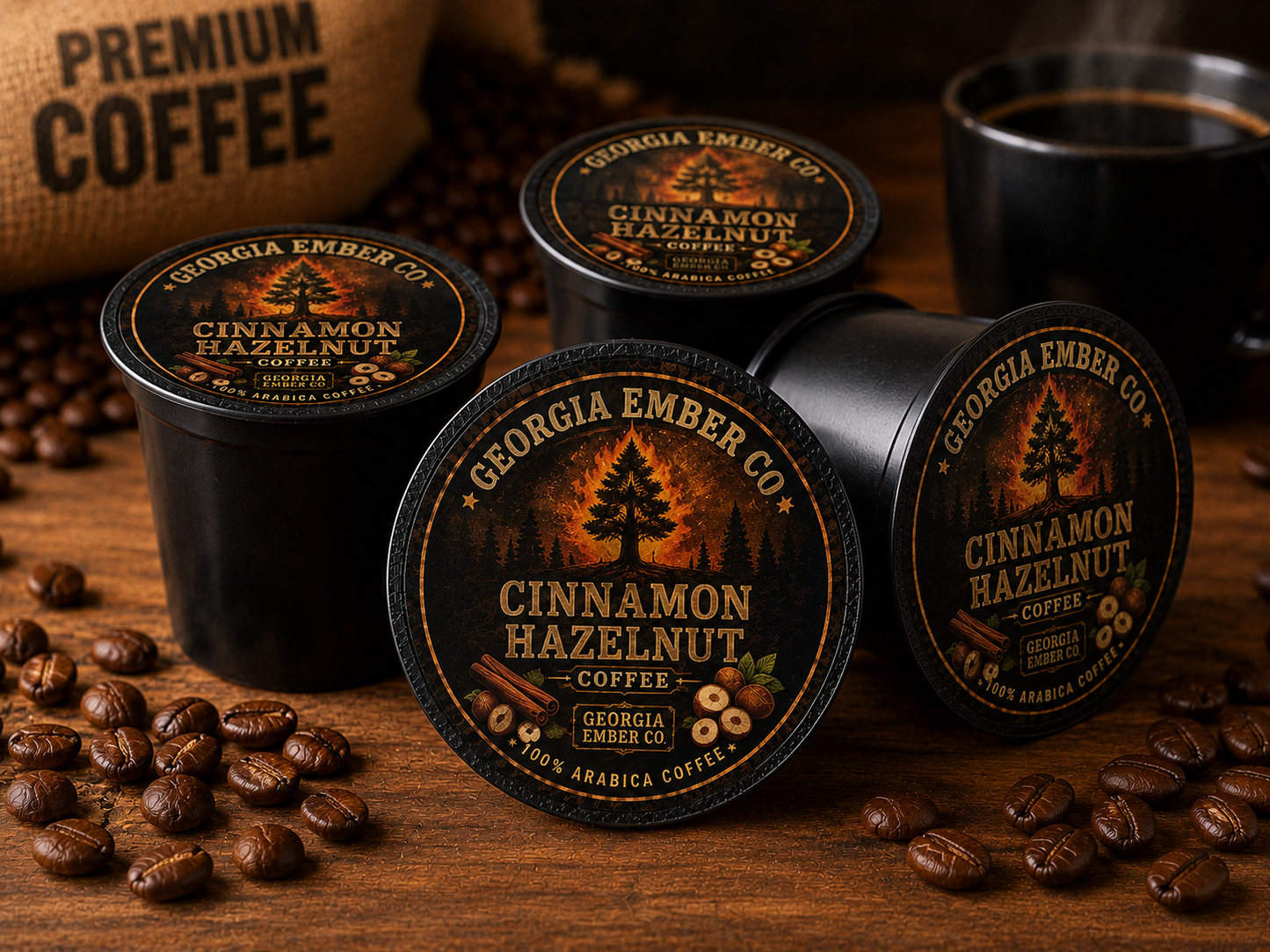 Georgia Ember Co Cinnamon Hazelnut K-Cups