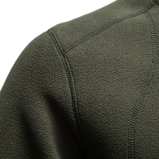 Long sleeved zipper jacket for men