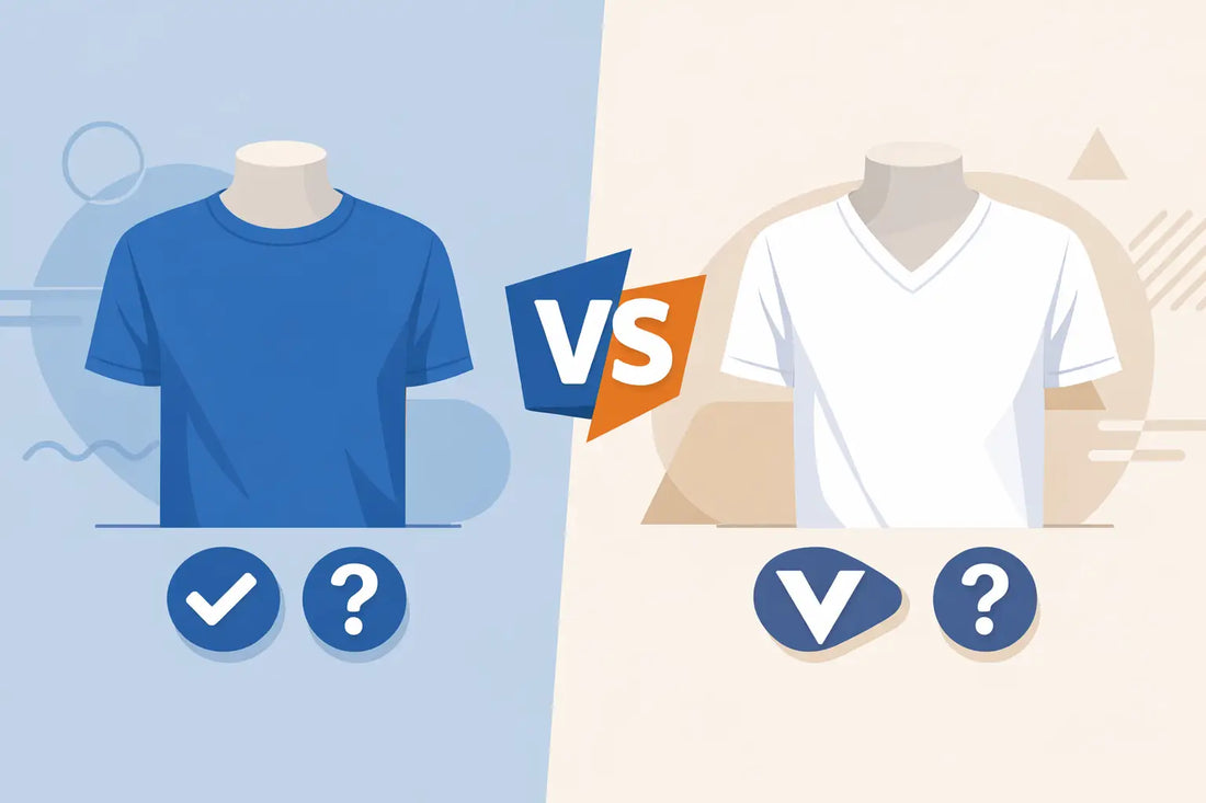 Crewneck Versus V Neck Shirts: Which Fits?