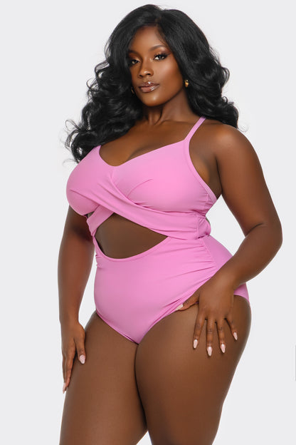 Marilyn Tummy Control Wrap Sweetheart Swimsuit