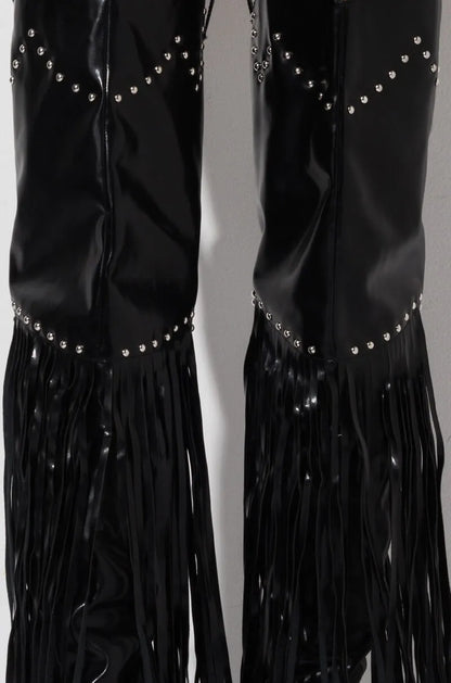Dixie Sunset Over-the-Knee Western Boots