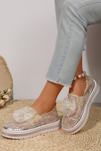 Ayah Breathable Lace Loafer Shoes-3