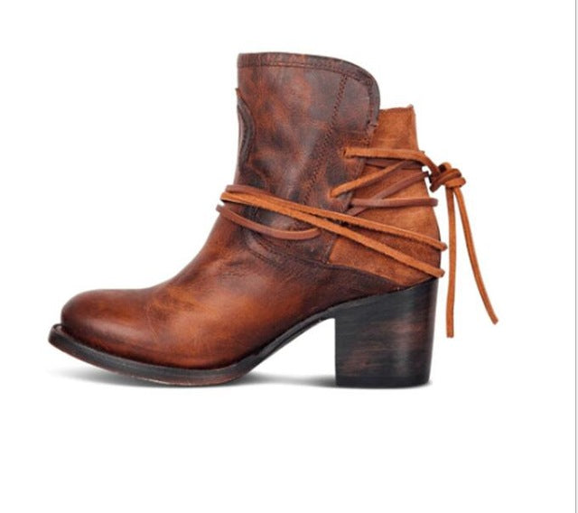 Cozy Creek Block-Heel Ankle Boots