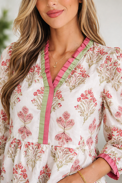 Aylin Sleeve Peplum top Long Sleeve Top-4