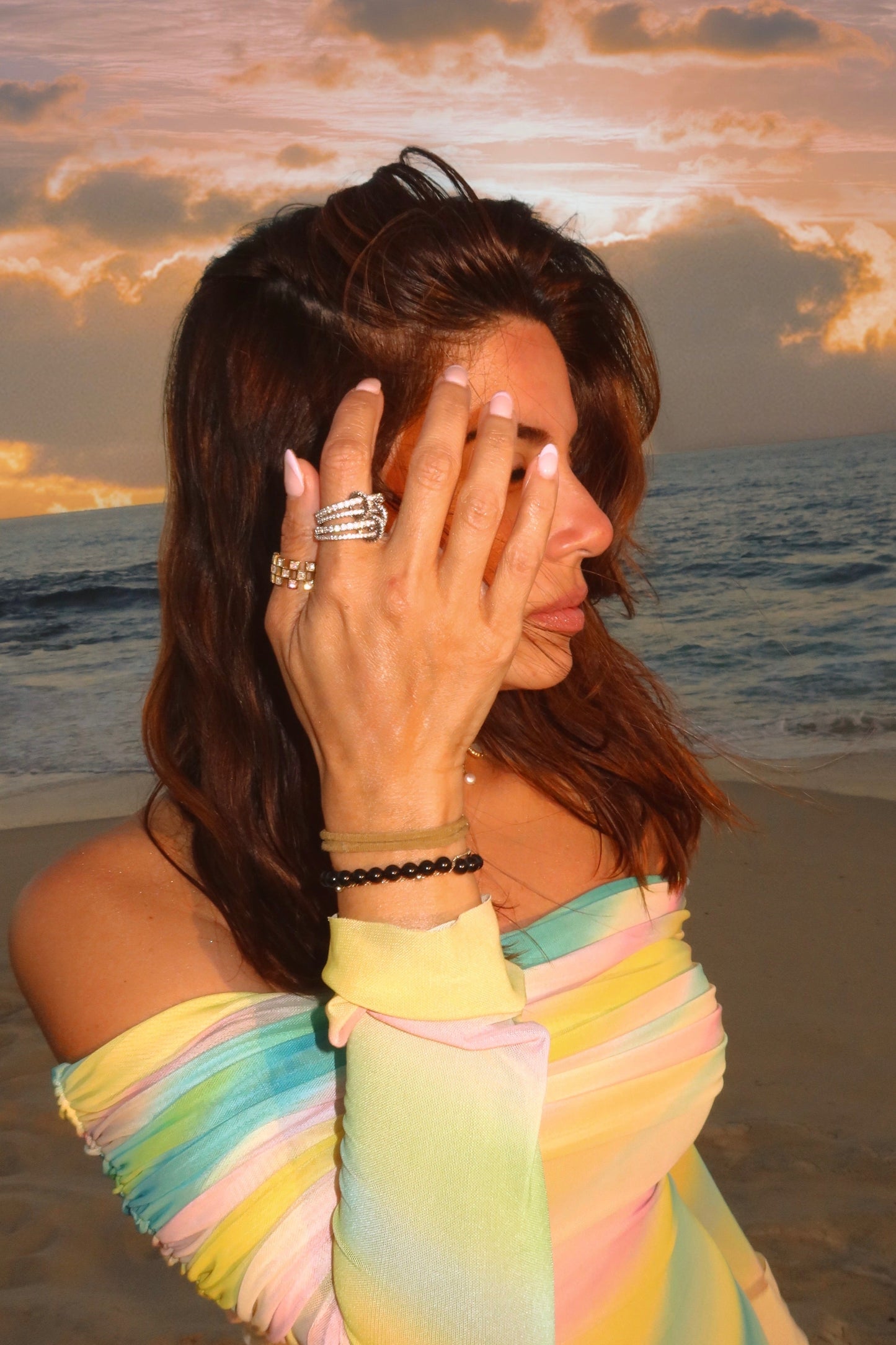 Abiha Infinity Pave Ring-1