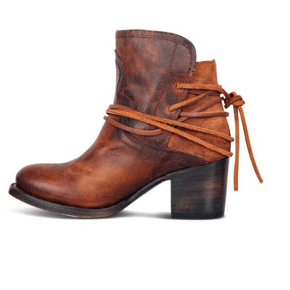 Cozy Creek Block-Heel Ankle Boots