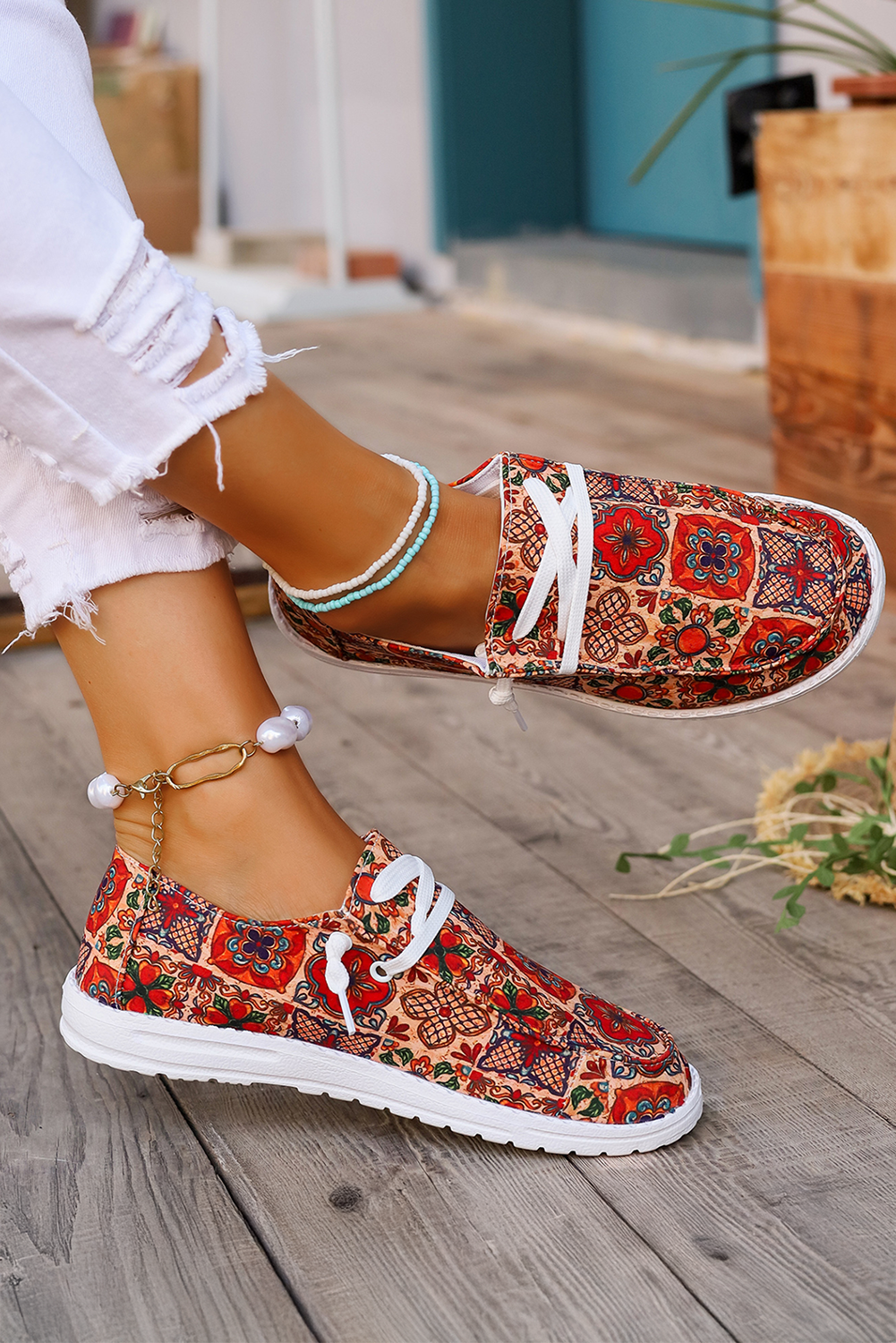 Aria Flat Slip On Shoes-2