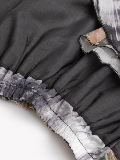 Women's skirt with silk