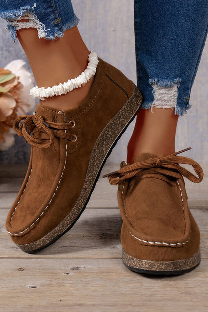 Sutton Thick Sole Lace-up Casual Shoes