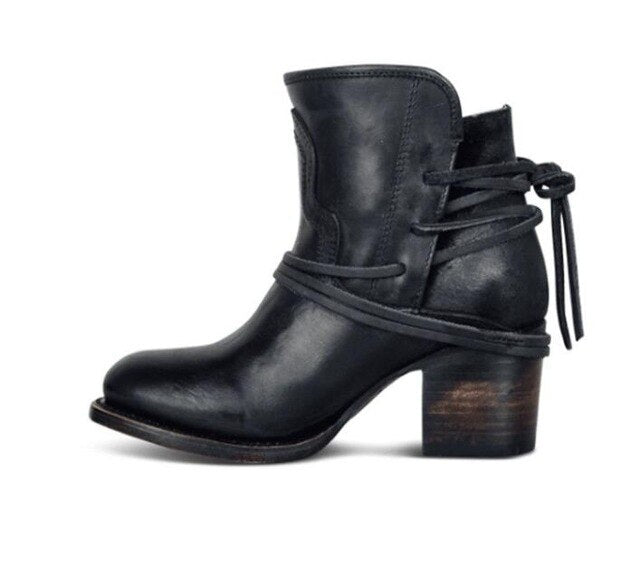 Cozy Creek Block-Heel Ankle Boots