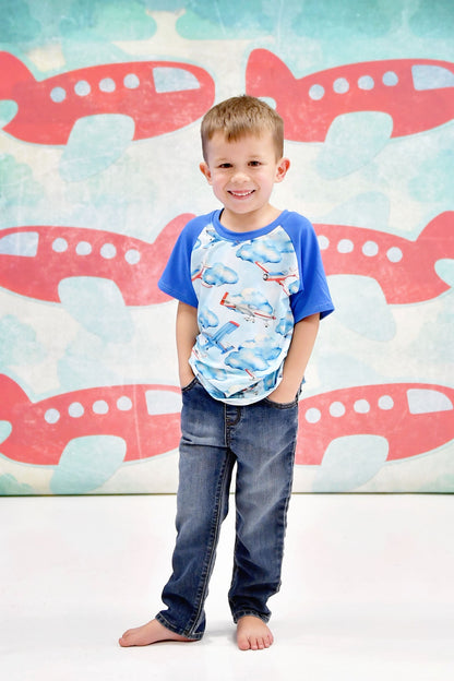 Airplane Milk Silk Raglan