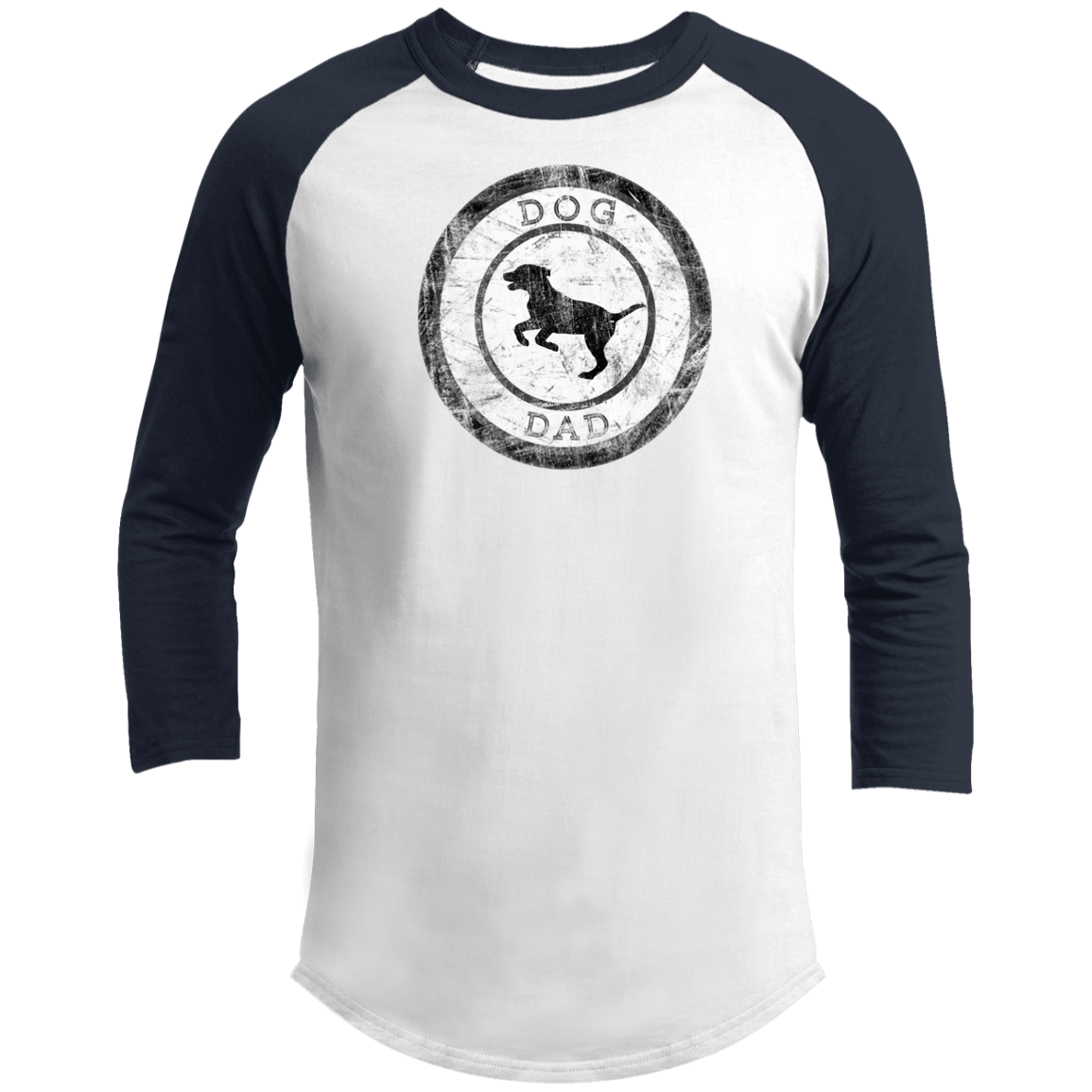Men's Baseball T, Dog Dad-5
