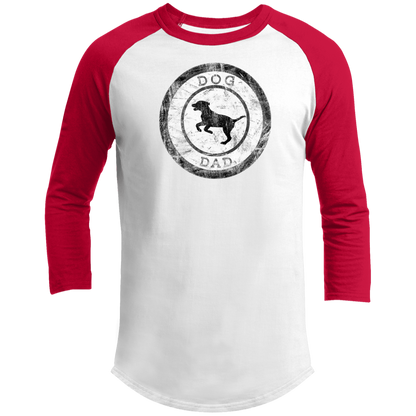 Men's Baseball T, Dog Dad-3