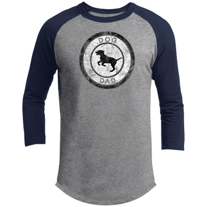 Men's Baseball T, Dog Dad-0