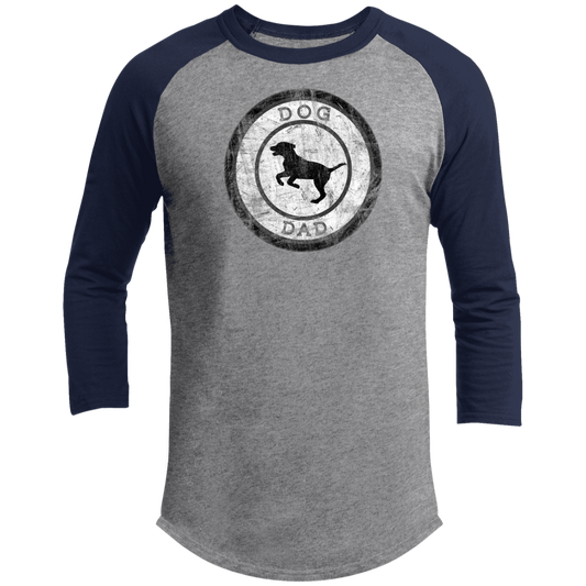 Men's Baseball T, Dog Dad-0