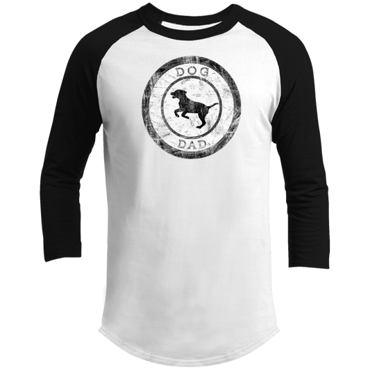Men's Baseball T, Dog Dad-1