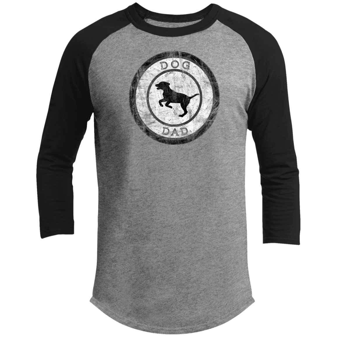 Men's Baseball T, Dog Dad-6