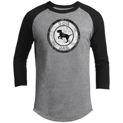Men's Baseball T, Dog Dad-6