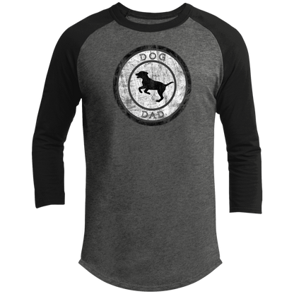 Men's Baseball T, Dog Dad-2