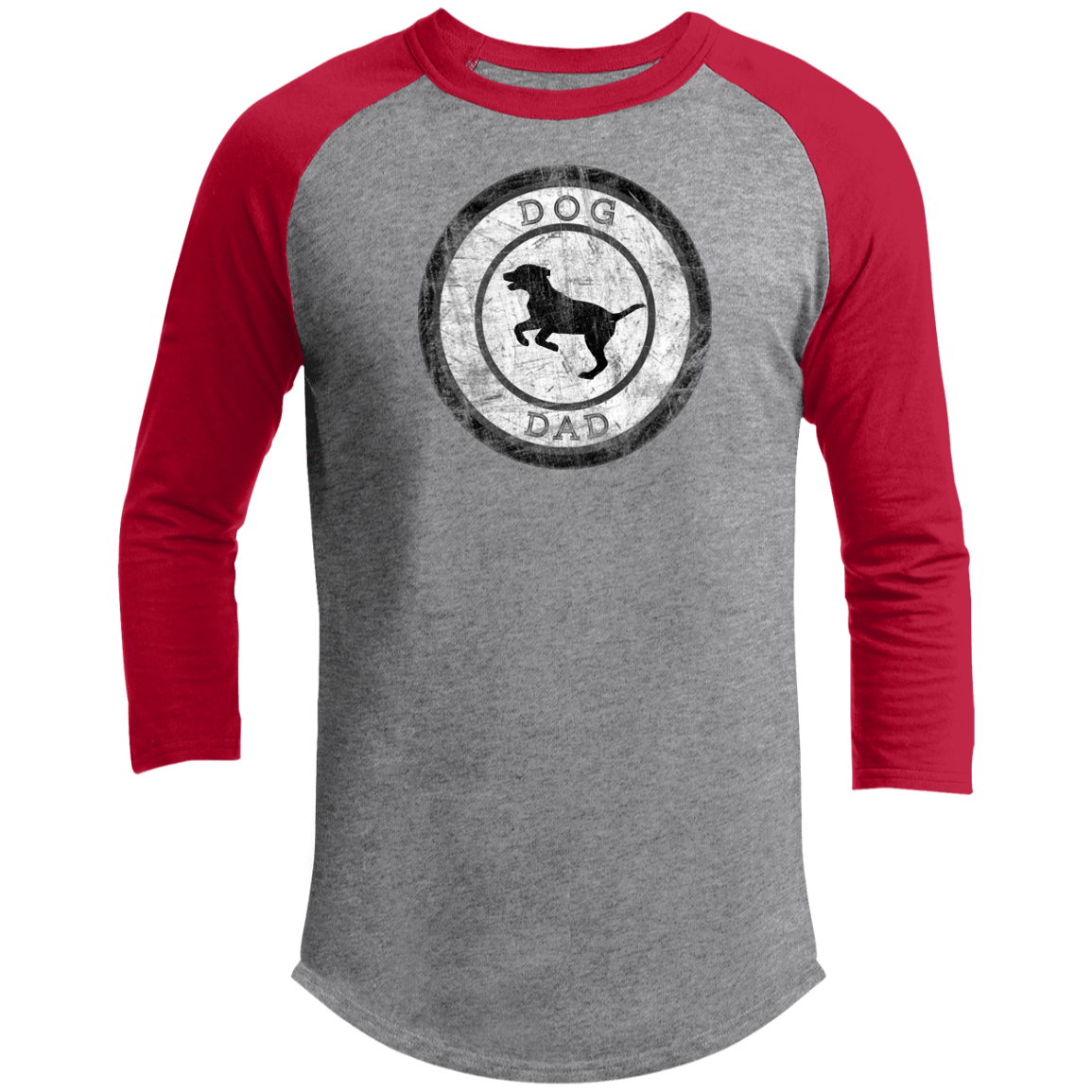 Men's Baseball T, Dog Dad-8