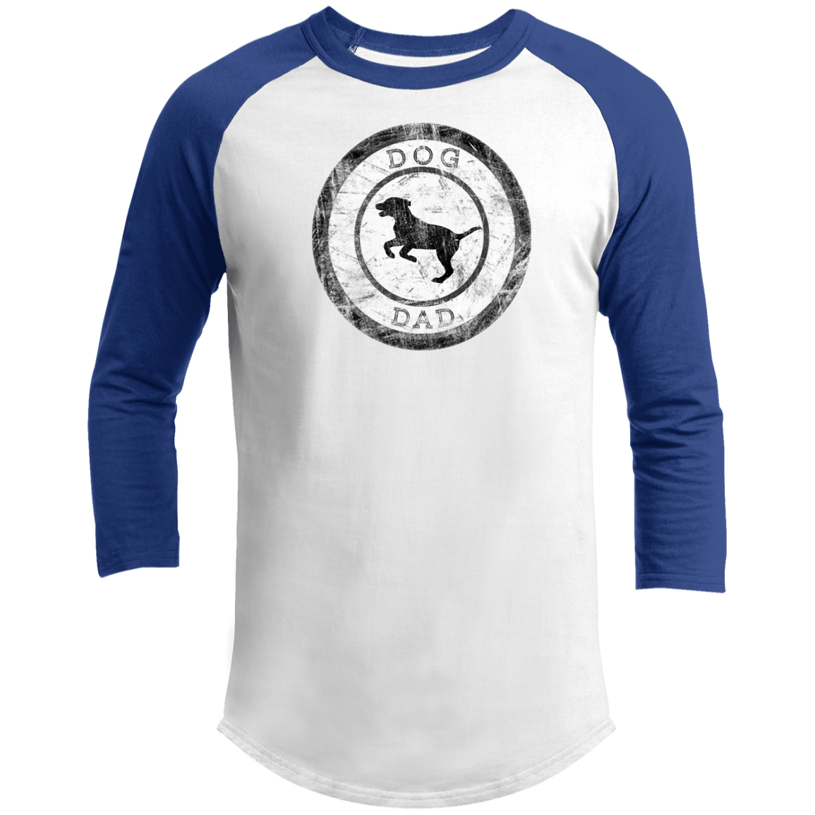 Men's Baseball T, Dog Dad-4