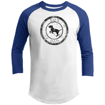 Men's Baseball T, Dog Dad-4