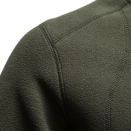 Long sleeved zipper jacket for men