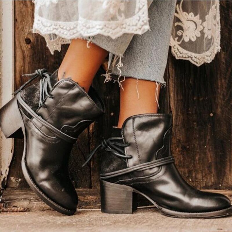 Cozy Creek Block-Heel Ankle Boots