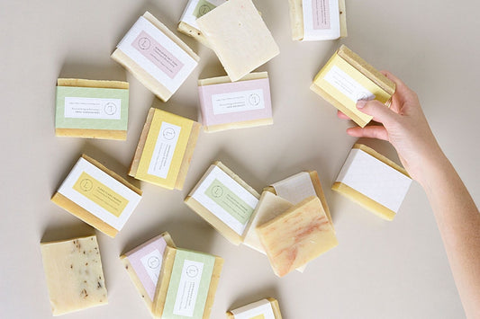 2x Natural Cold Process Soap Bar with Essential oils - Choose your scent-0