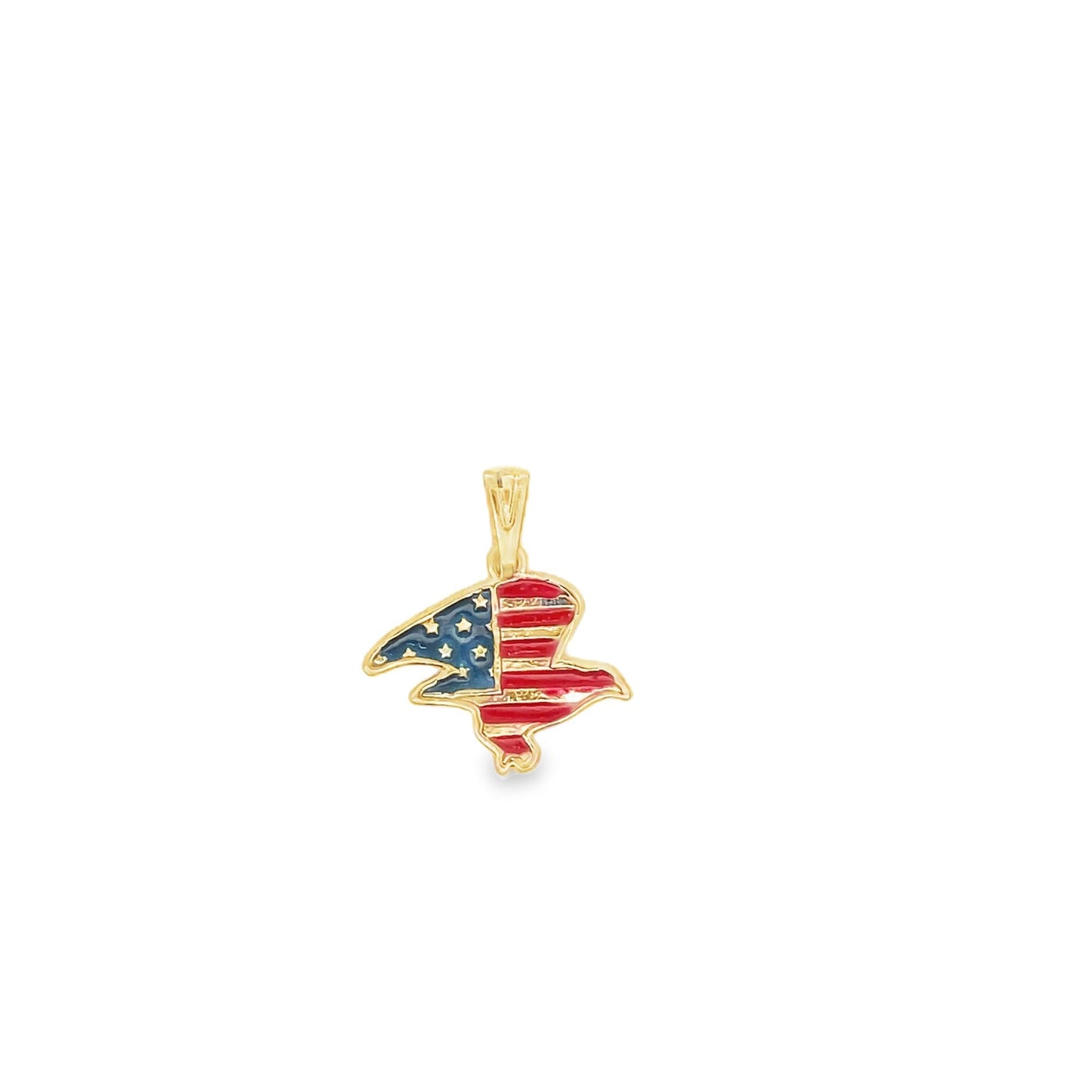 American Flag Shaped Pendant-2