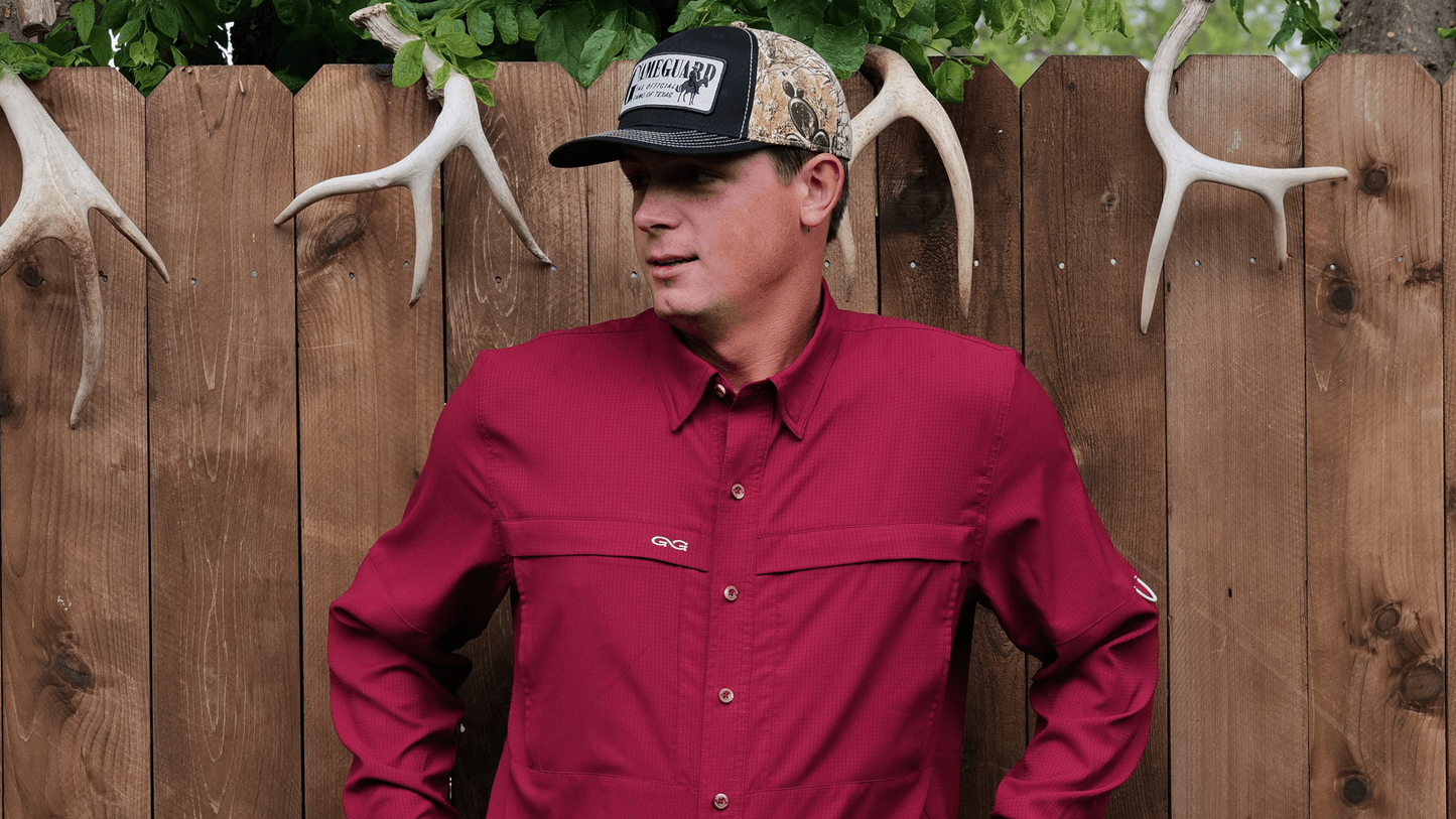Oxblood Scout Shirt | Long Sleeve