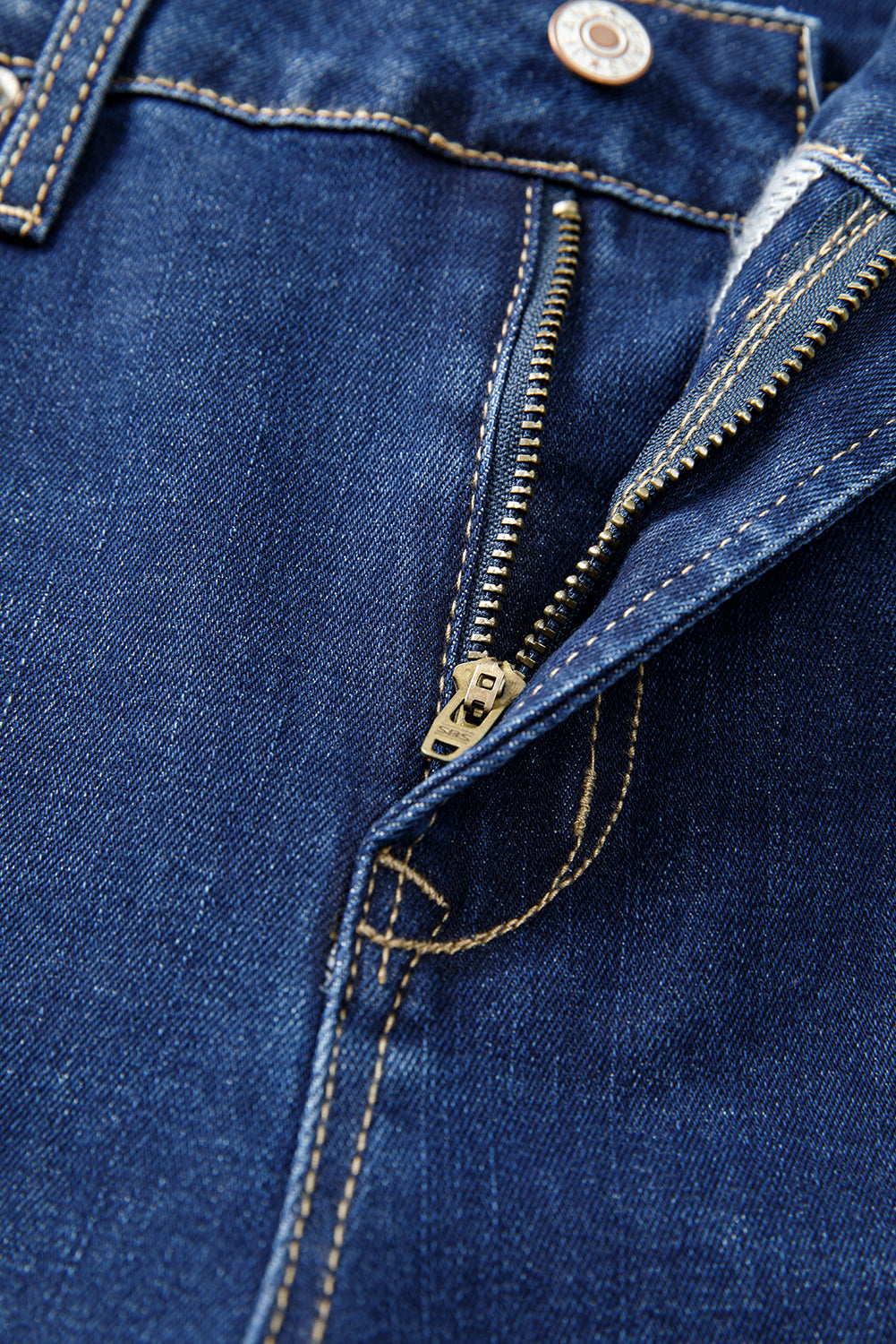 Samantha Western Stitch Patched Pocket Bootcut Jeans-3