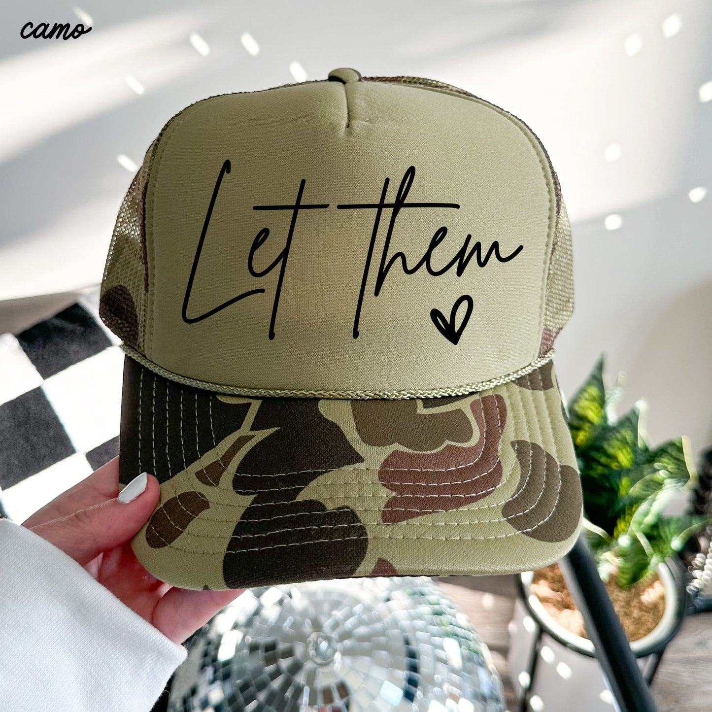 Let Them Trucker Hat *9 Colors