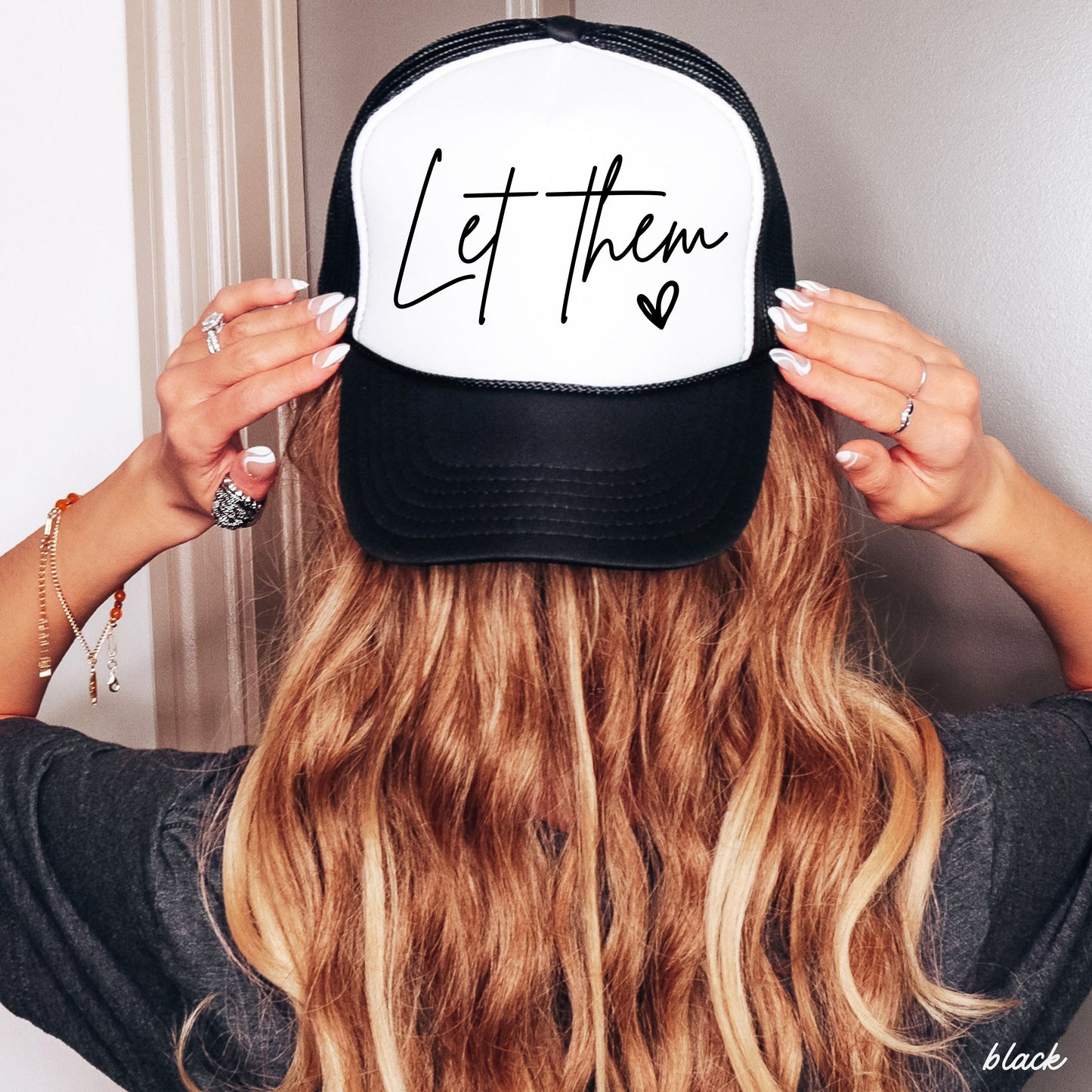 Let Them Trucker Hat *9 Colors