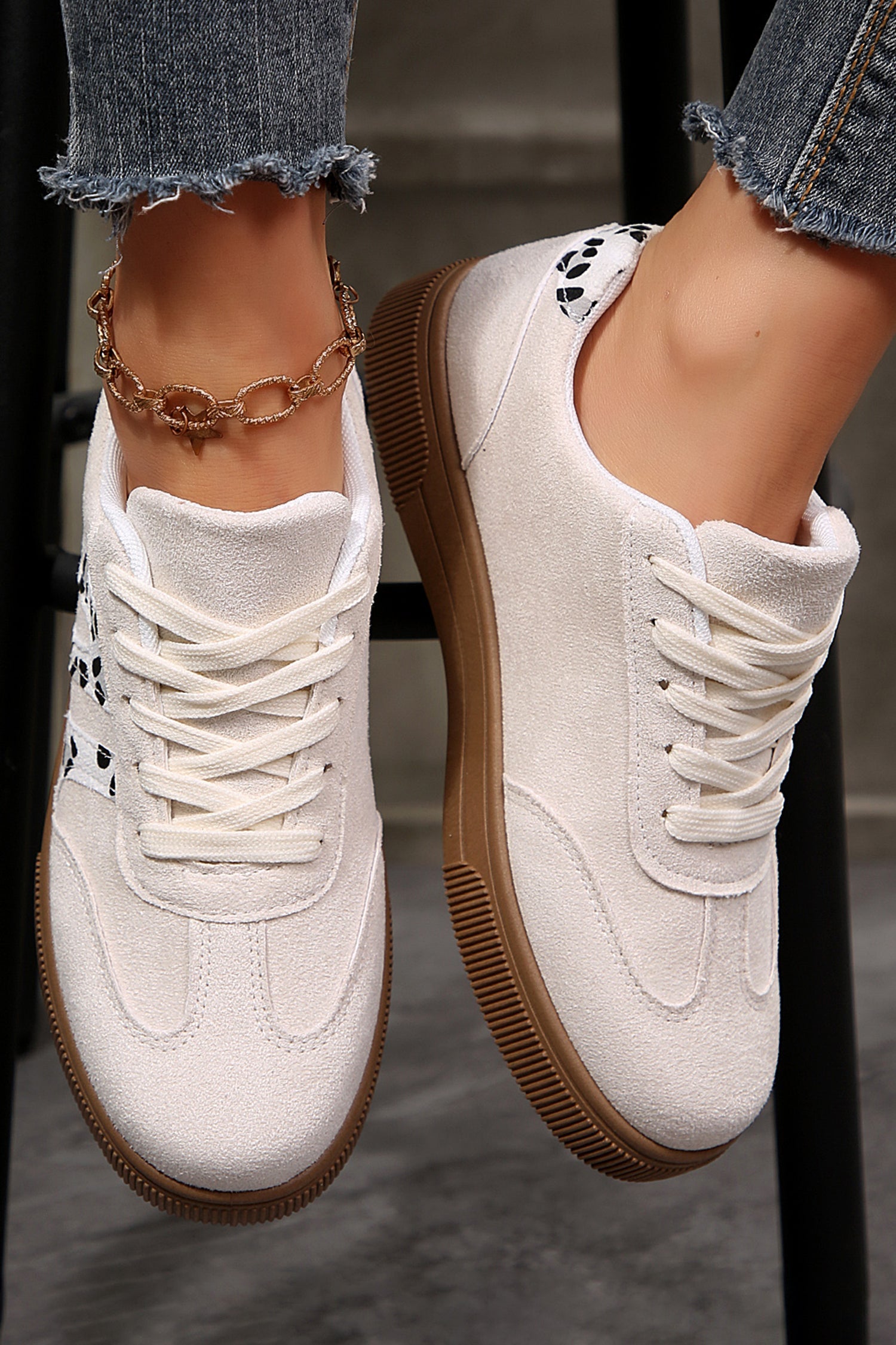 Samantha Lace Up Casual Shoes-2