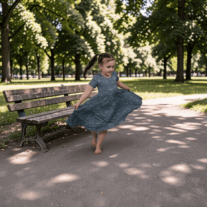 Short Sleeve Dress & Short Set