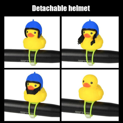 Yellow Duck Bicycle Bell with Luminous Helmet & Horn – Kids Cycling Accessory