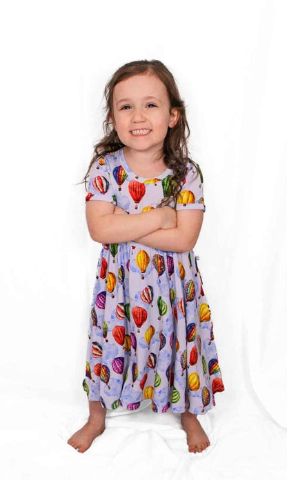 Short Sleeve Dress & Short Set