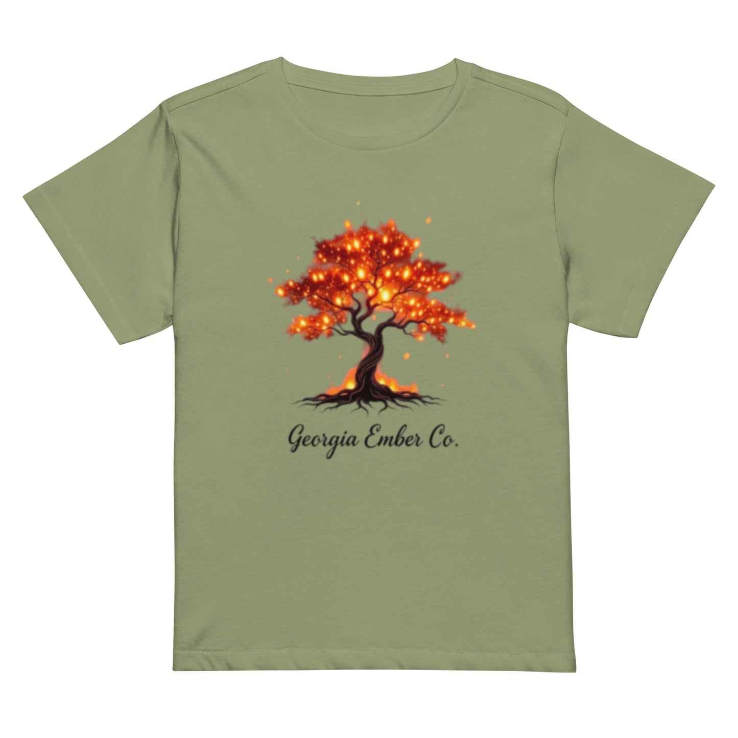 Women’s high - waisted t-shirt - Georgia Ember Co